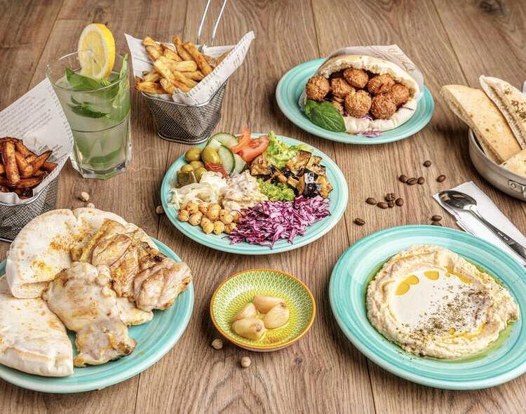 Assiettes Toda, Starters, houmous