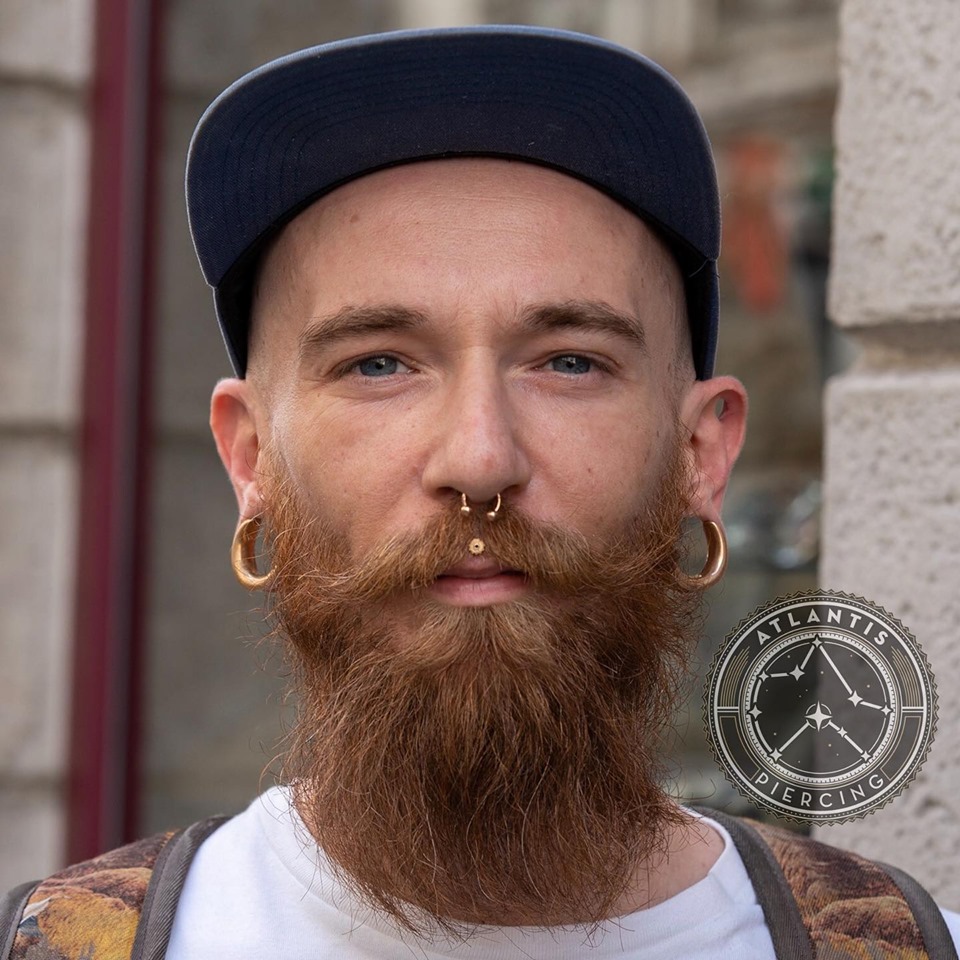 piercings sur homme 