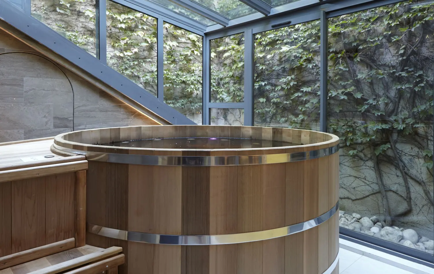 jacuzzi en bois