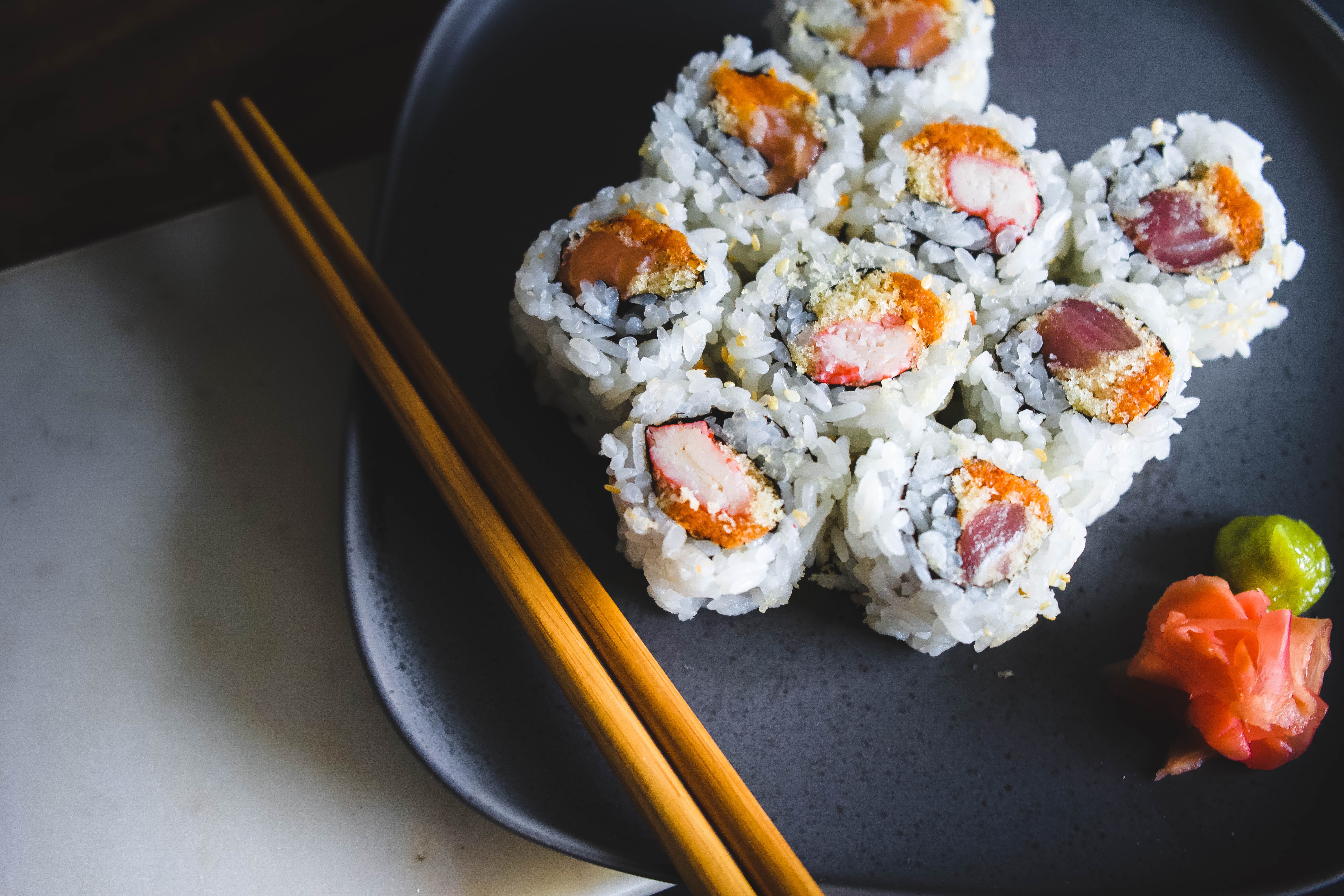 assiette de sushis 