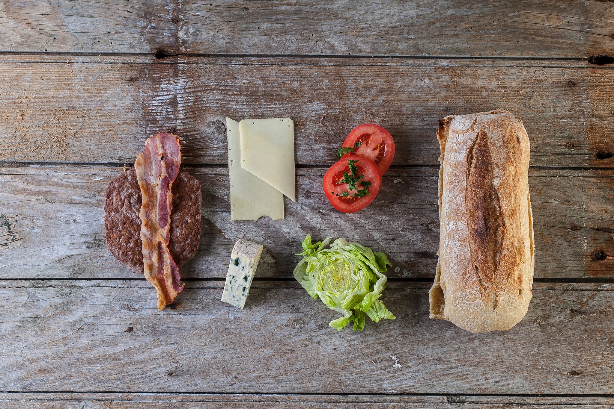 Restaurant français, sandwichs, sur le pouce