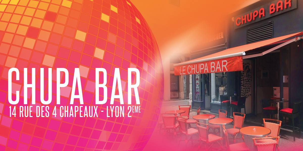 Devanture Chupa Bar rose