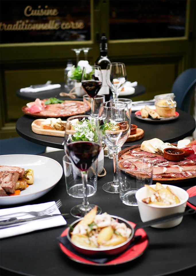 comptoir corse, cuisine