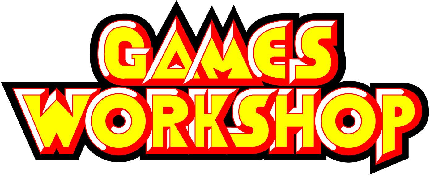 logo games workshop jaune rouge et bleu