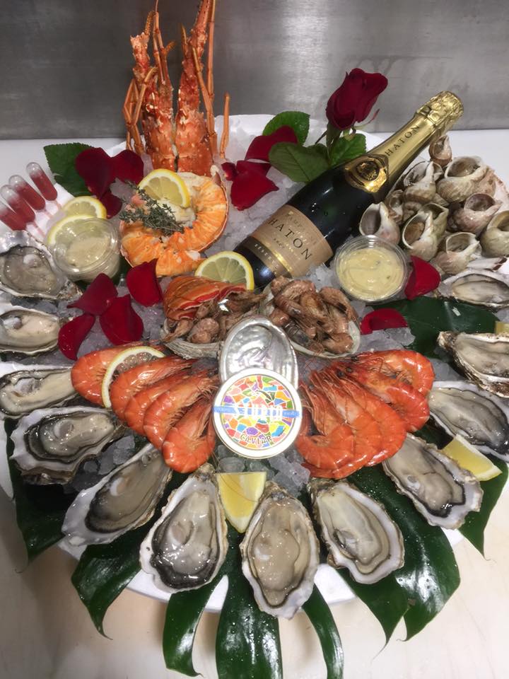 assortiment de fruits de mer 