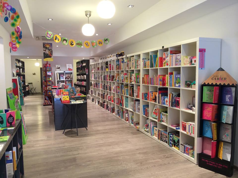 intérieur de la librairie 36 grande rue