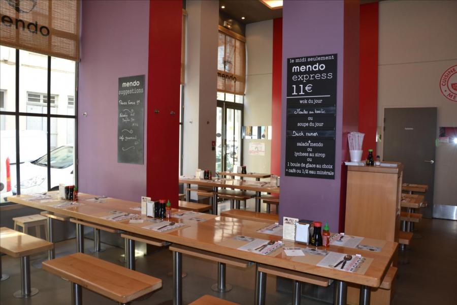 Intérieur du restaurant 'Mendo'