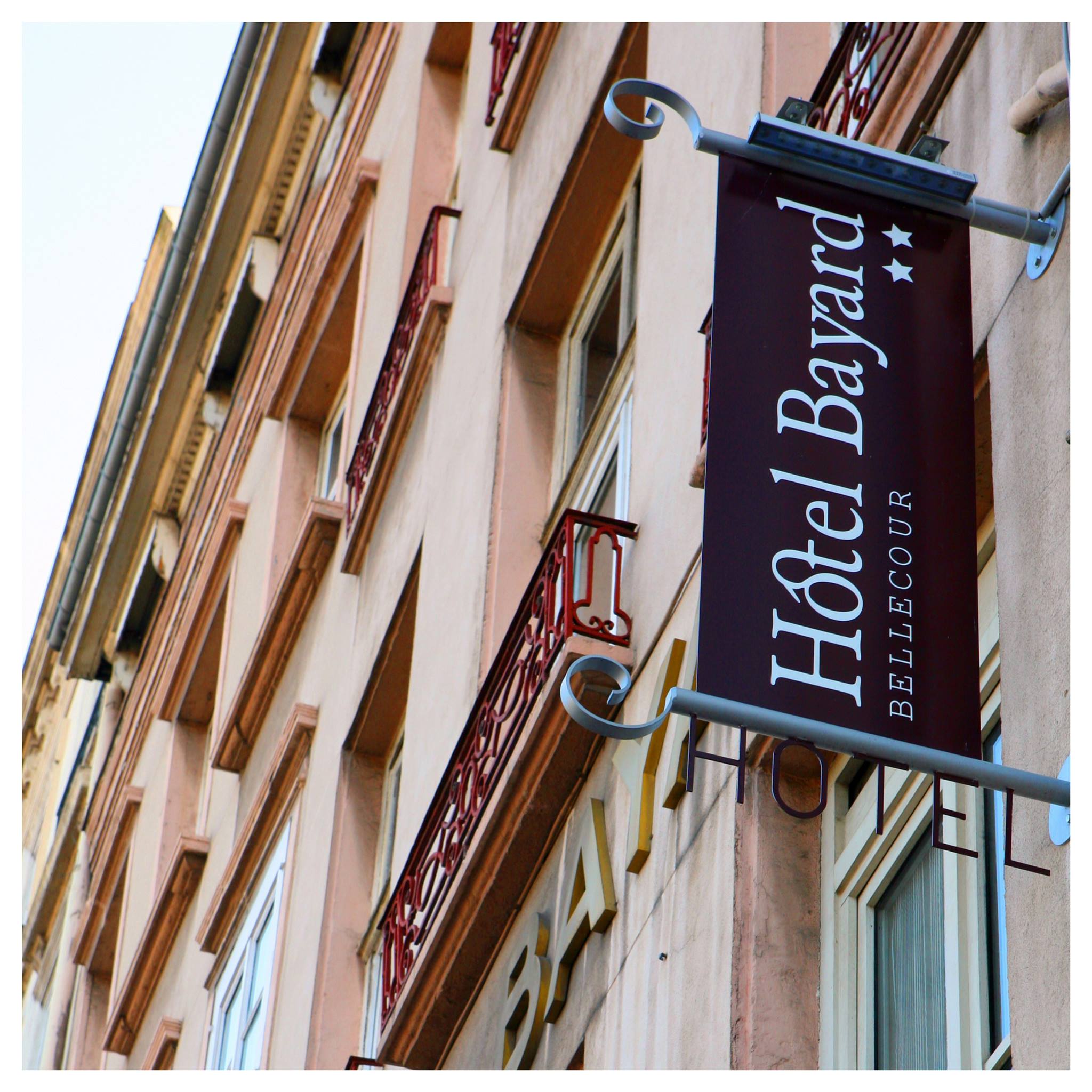 devanture de l'hôtel
