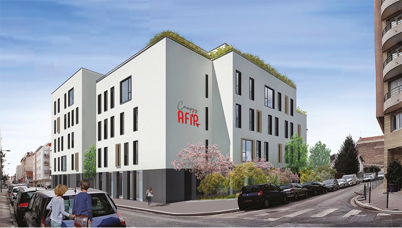 immeuble végétalisé Afip