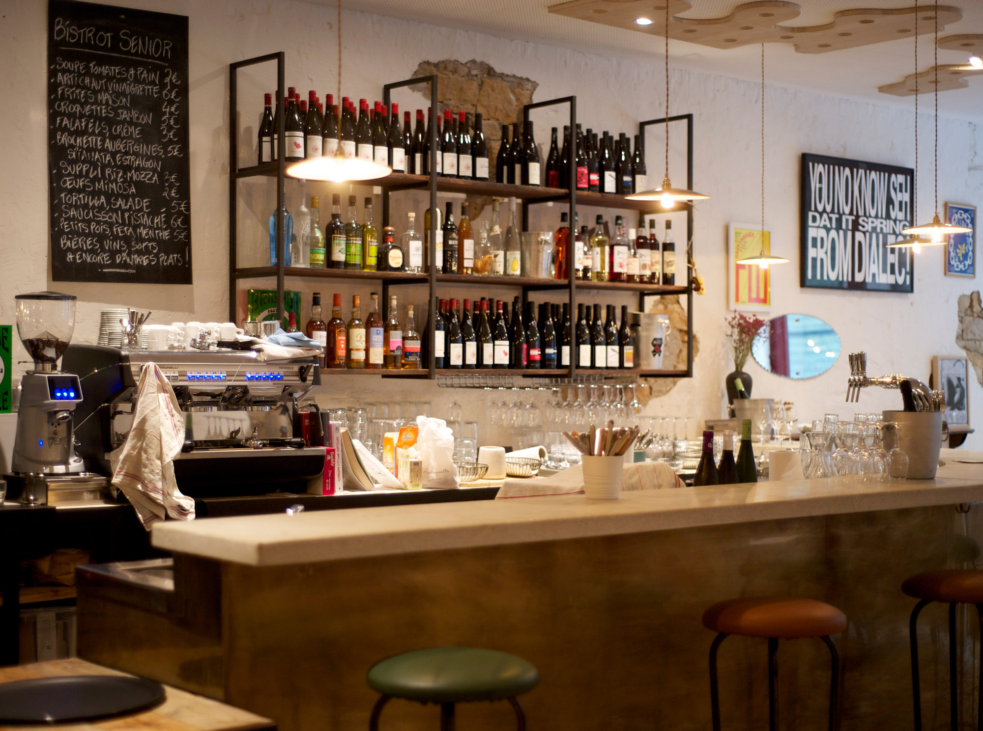 bistrot, bar, comptoir