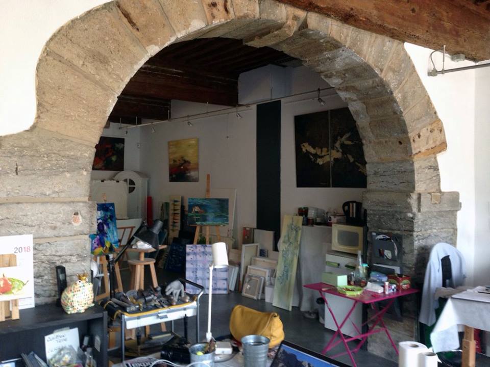 Atelier d'un cours d'art thérapeutique