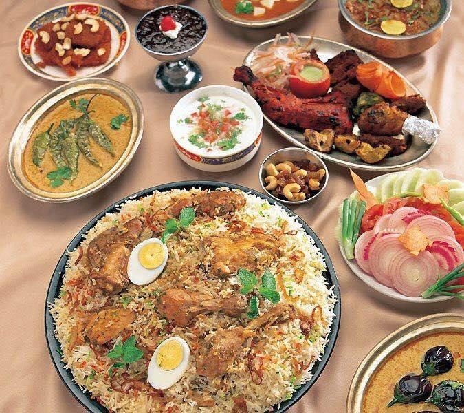 buffet de plats indiens