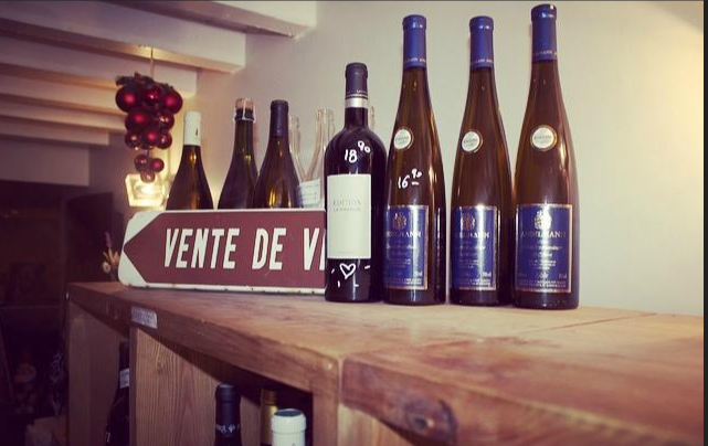 bouteilles de vins