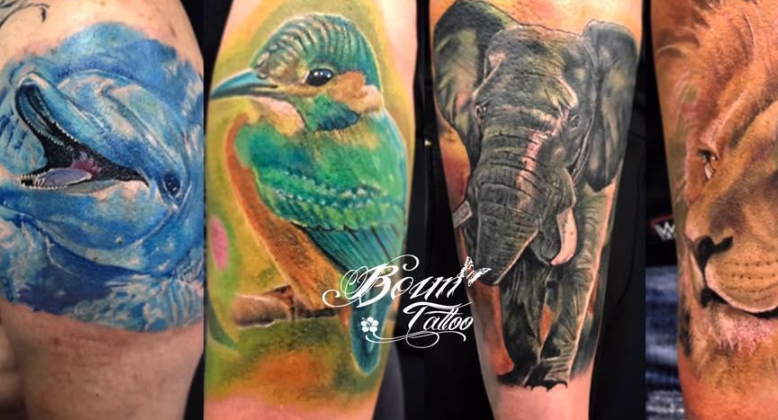 Tatouage coloré 