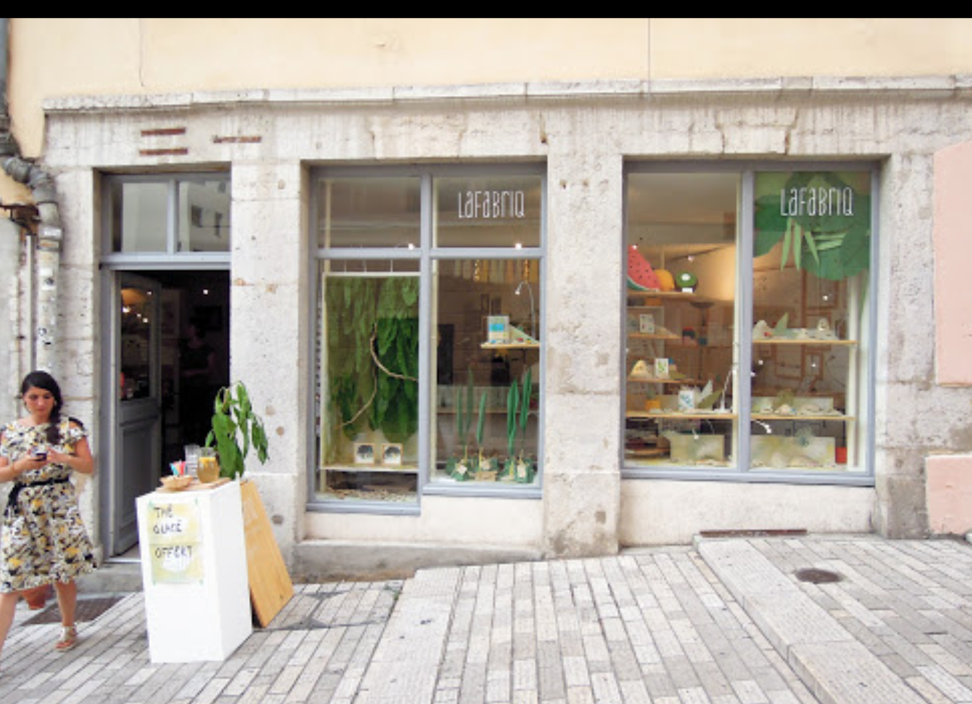 devanture bijouterie bijoux faits main