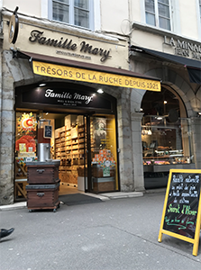 Miel, boutique, gelée royale