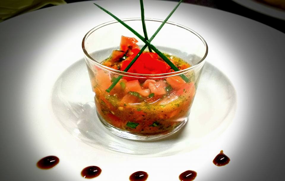 carpaccio de tomate du restaurant Minute Papillon
