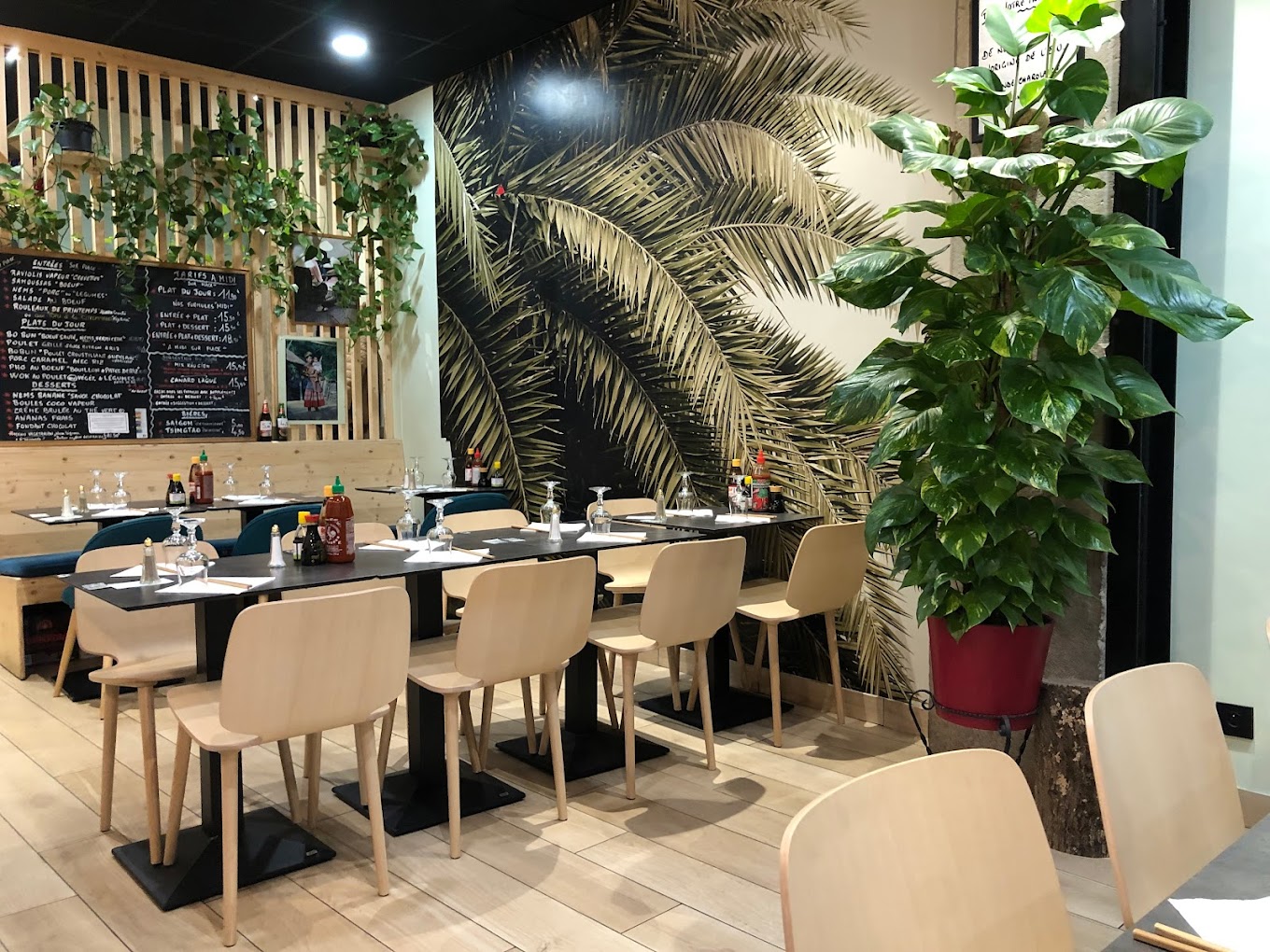 intérieur végétal de Le Nambo