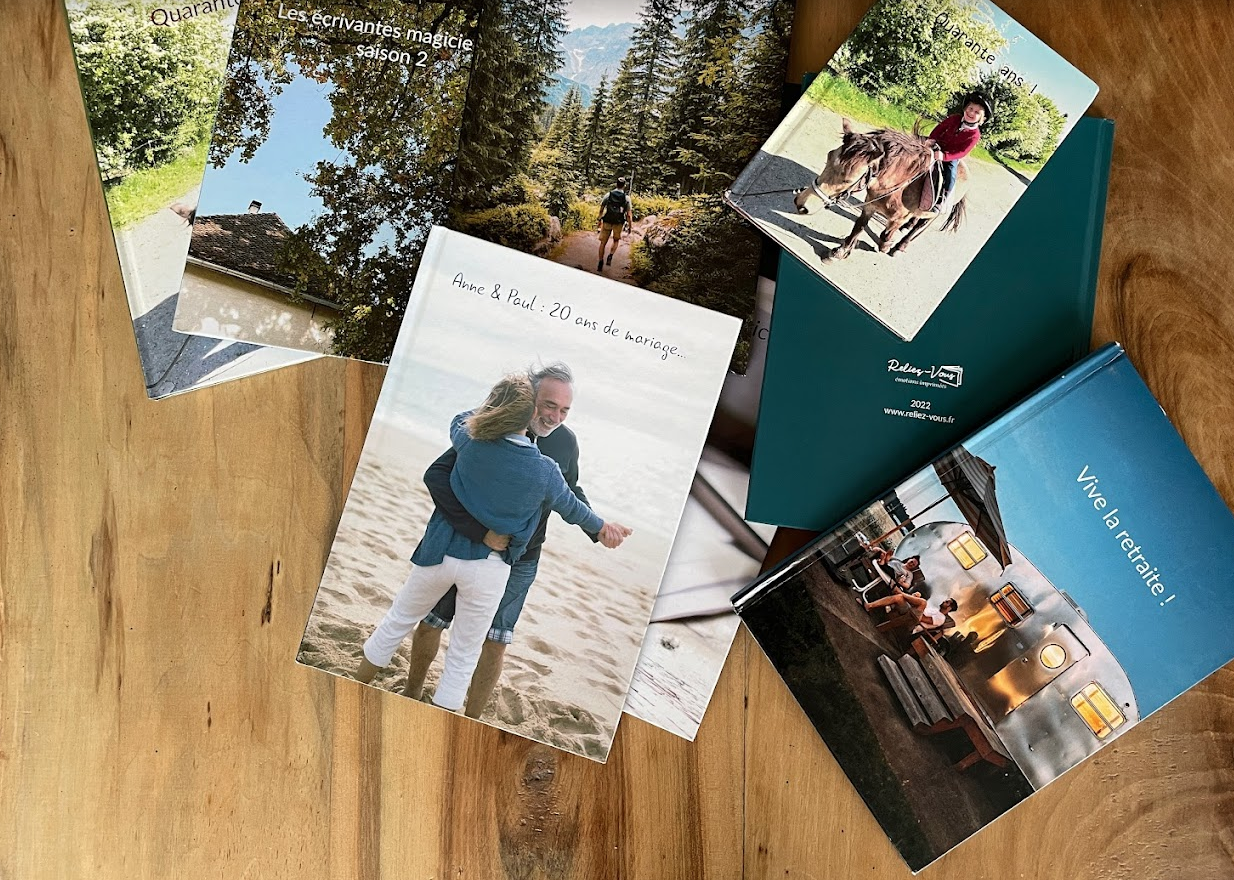 Livres personnalisés, photos et textes