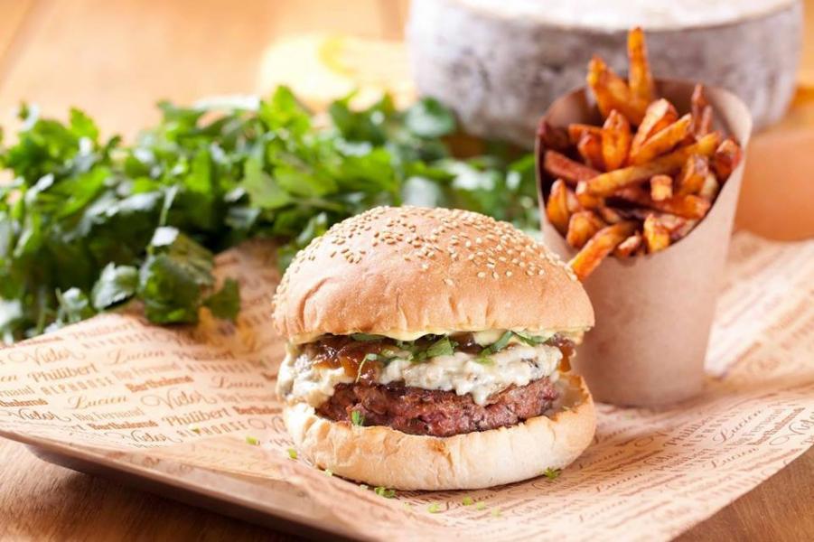 Restauration rapide de burger 