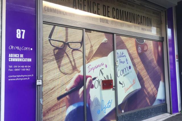 Devanture de la boutique 
