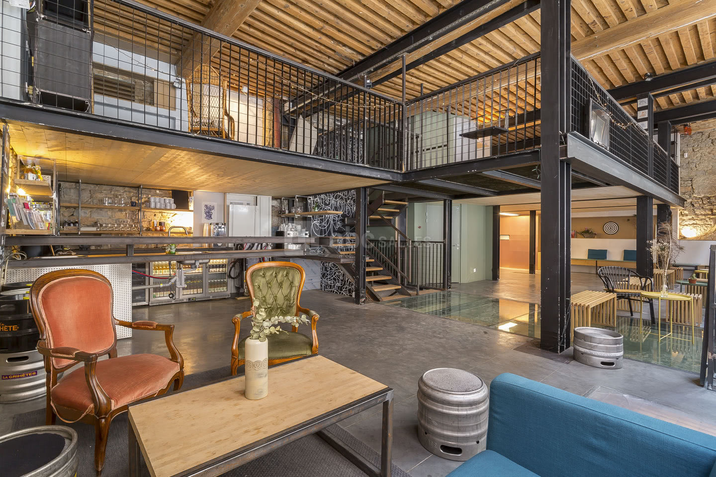 bureaux spacieux de l'entreprise