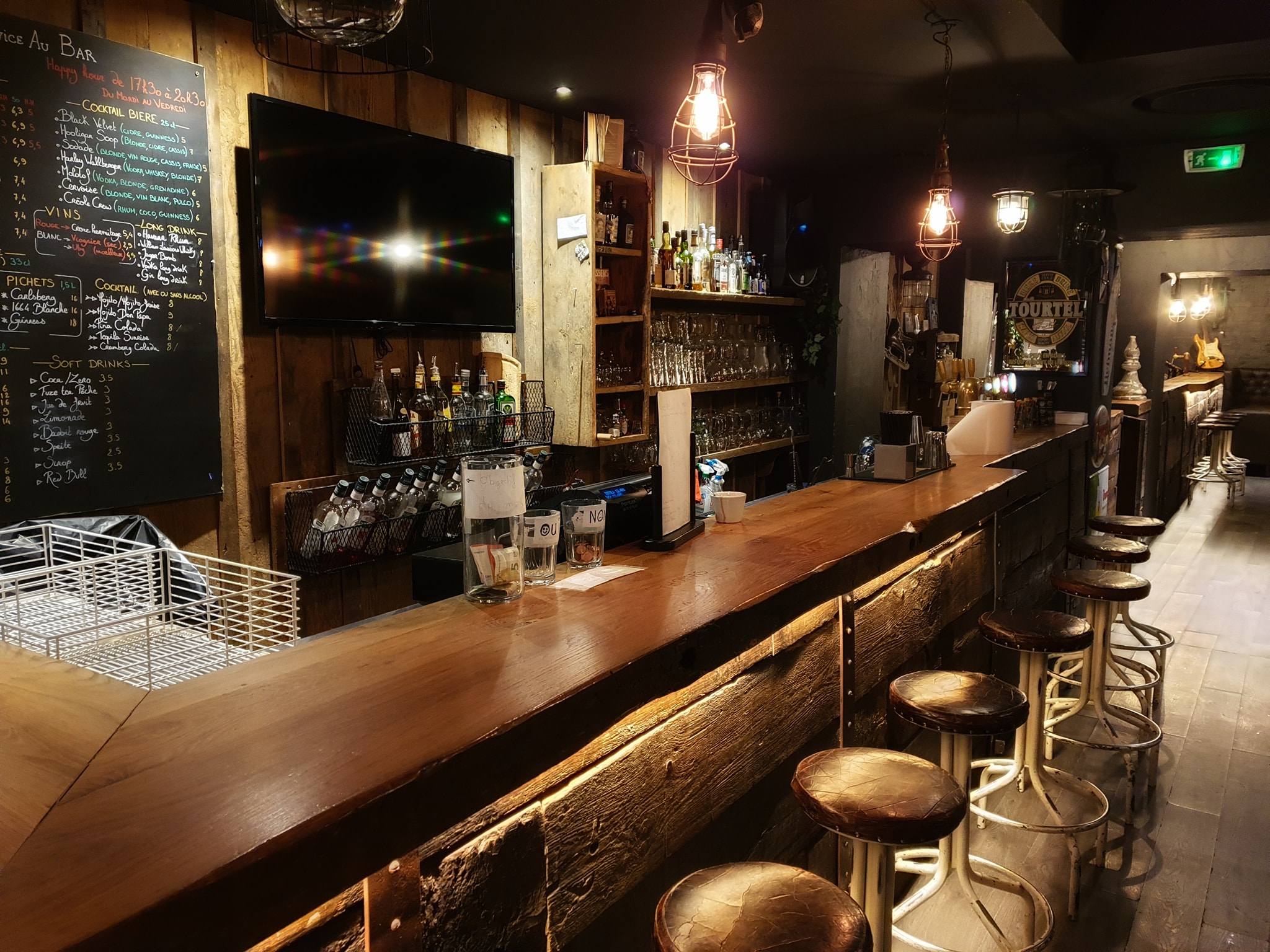 comptoir du Peaky Blinders Tavern