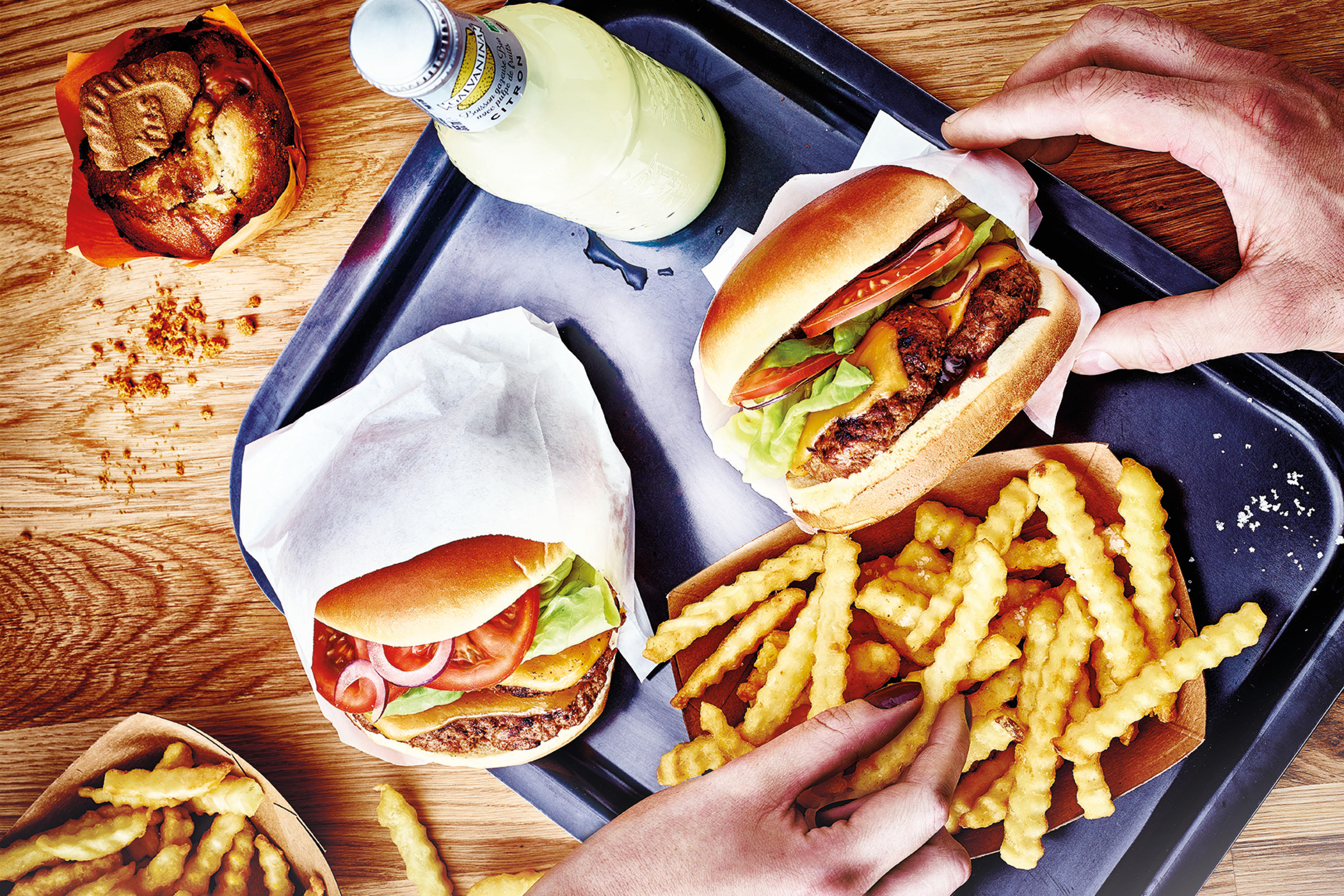 Burger, frites, Fast-food BChef
