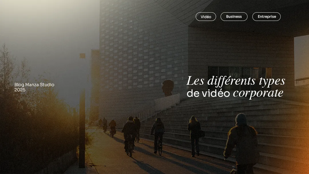 Quels sont les différents types de vidéos corporate ?