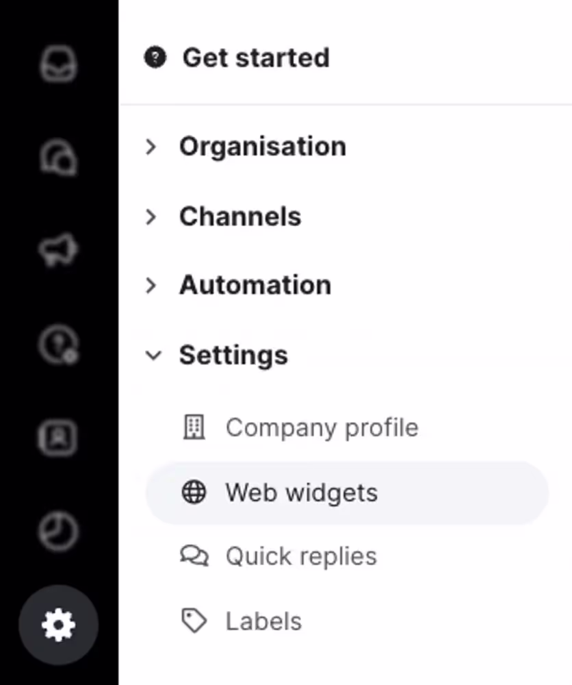 Widget multicanal en Trengo