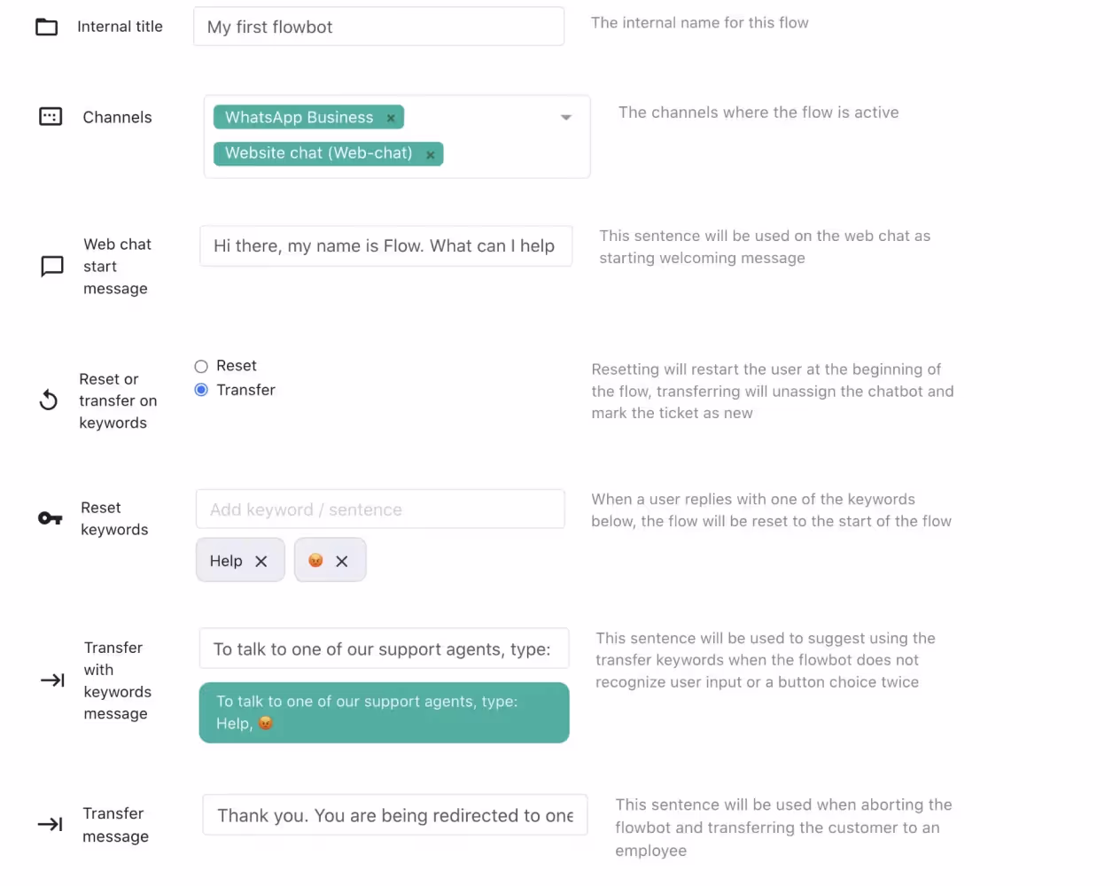 Formular für Automatische Terminerinnerungen WhatsApp