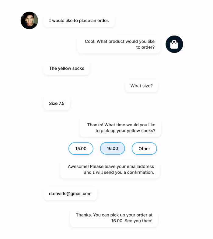Vends ton produit avec WhatsApp Business Chatbot