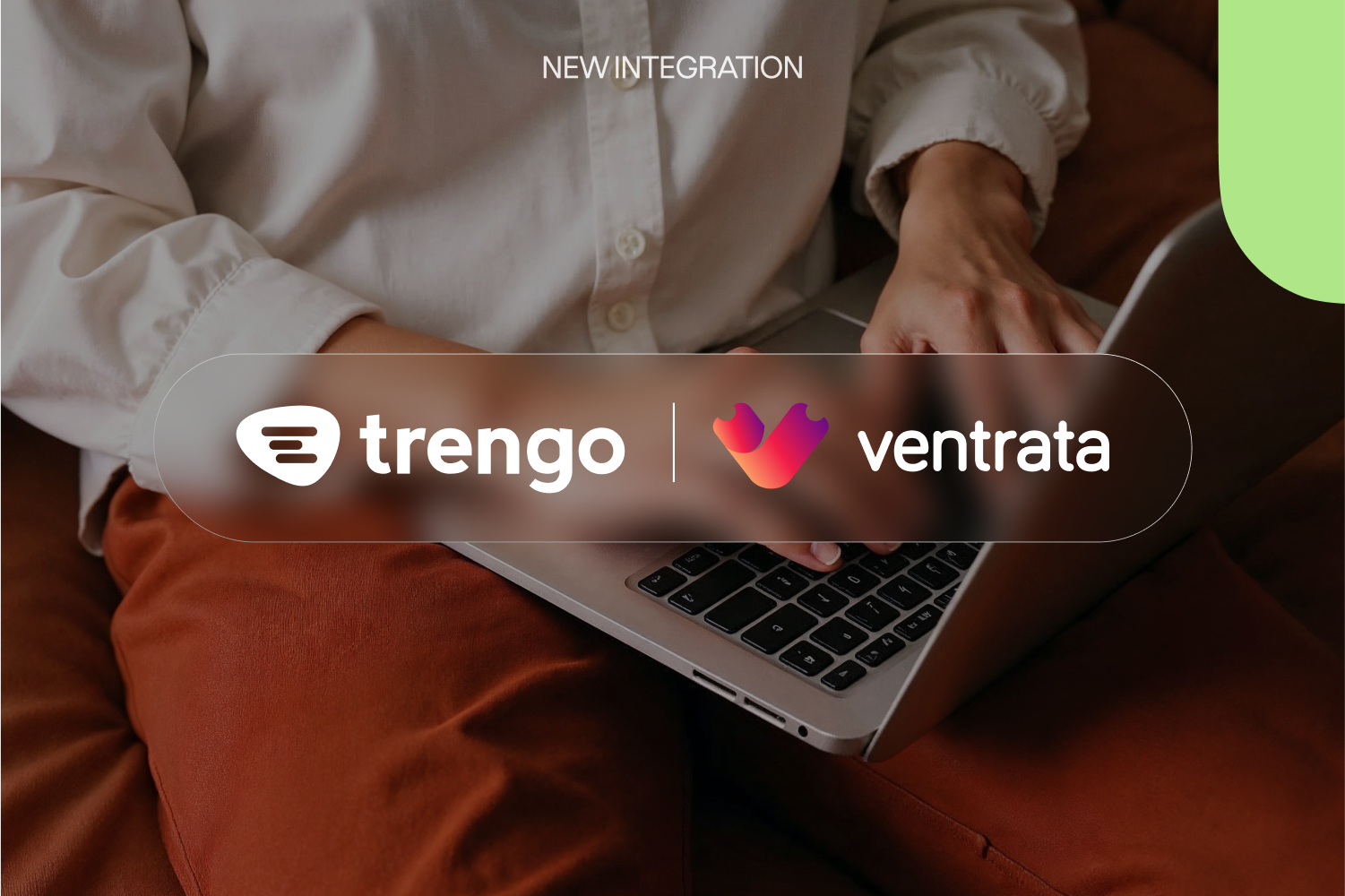 Responsable du service clientèle avec les logos des sociétés Trengo et Ventrata en surimpression sur l'image.