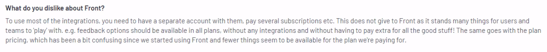 Vergelijking Front en Zendesk vergelijking review