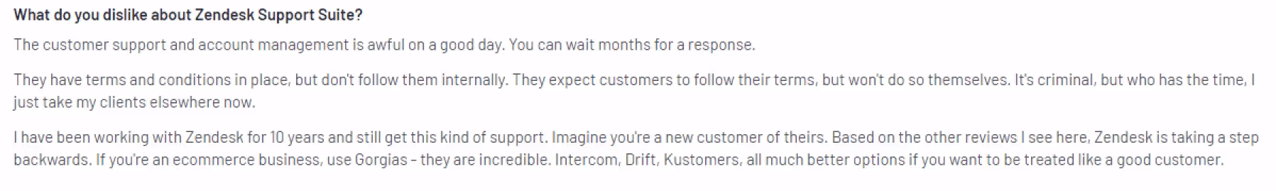 Zendesk alternatieve beoordeling