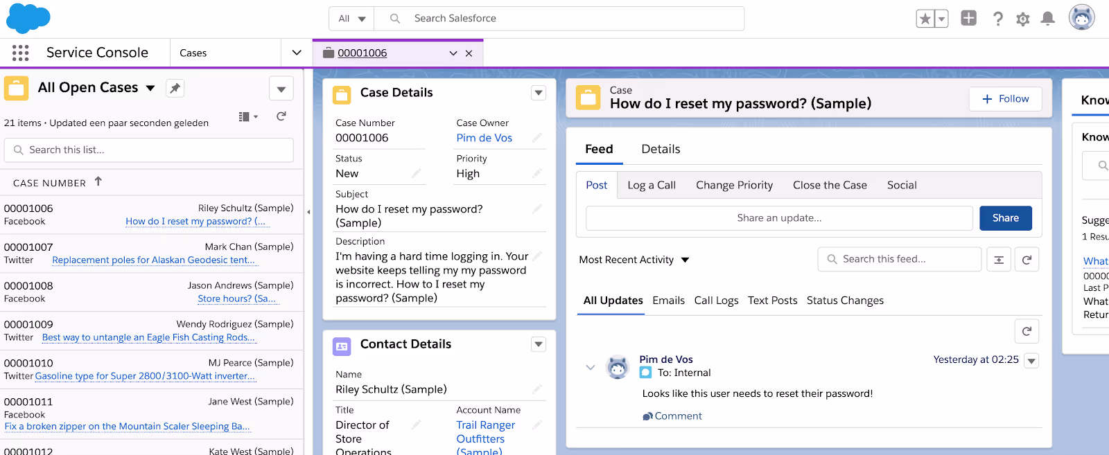 Gebruiksvriendelijkheid van Zendesk en Salesforce