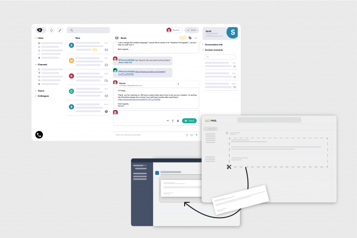La forma correcta de sustituir sus correos electrónicos internos