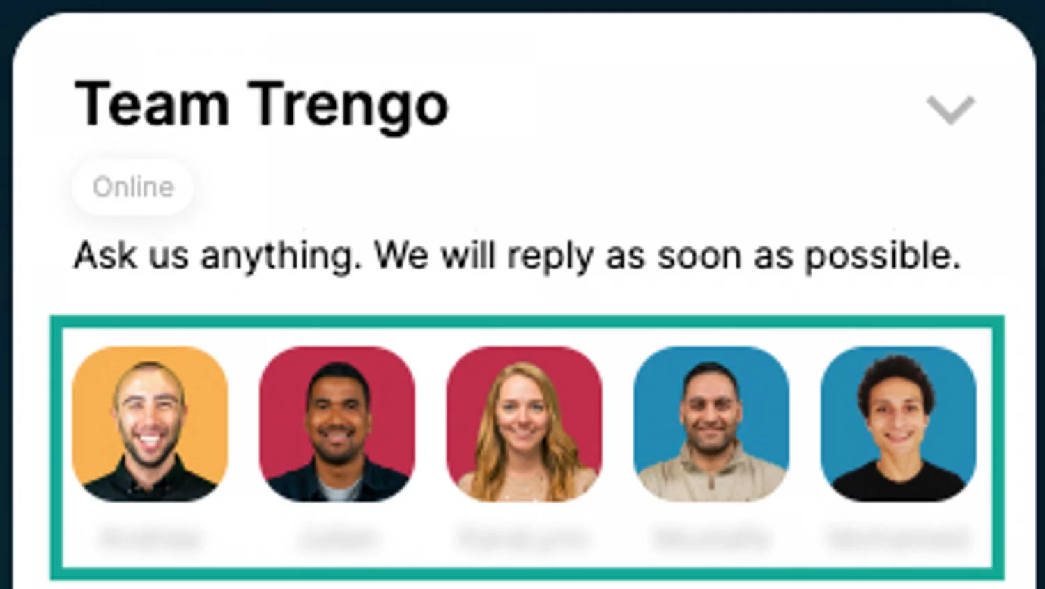 Screenshot van de interface waarin wordt getoond hoe je de omnichannel-widget voor een website kunt aanpassen