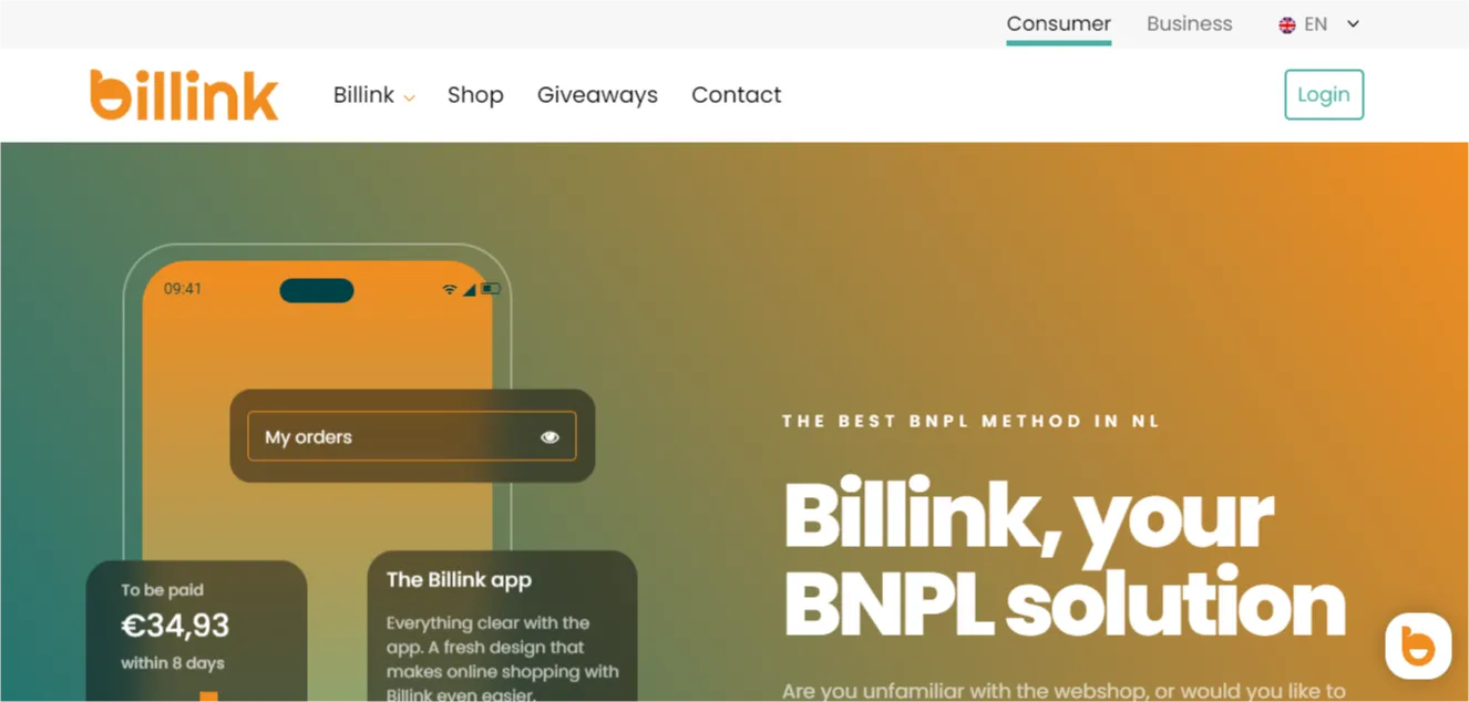 Solución BNPL de Billink: uso de la inteligencia artificial para mejorar la experiencia del cliente.