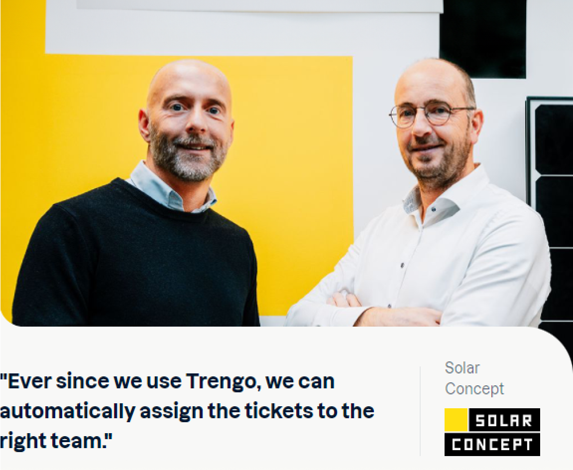 Solar Concept team using a customer engagement platform.