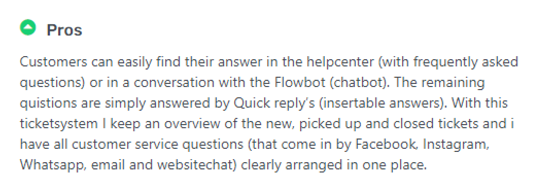 Système de billetterie pour le service à la clientèle Trengo