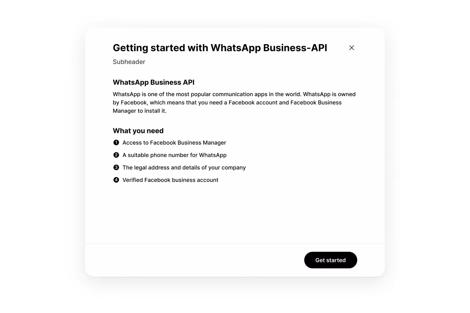 Aan de slag met WhatsApp Business API
