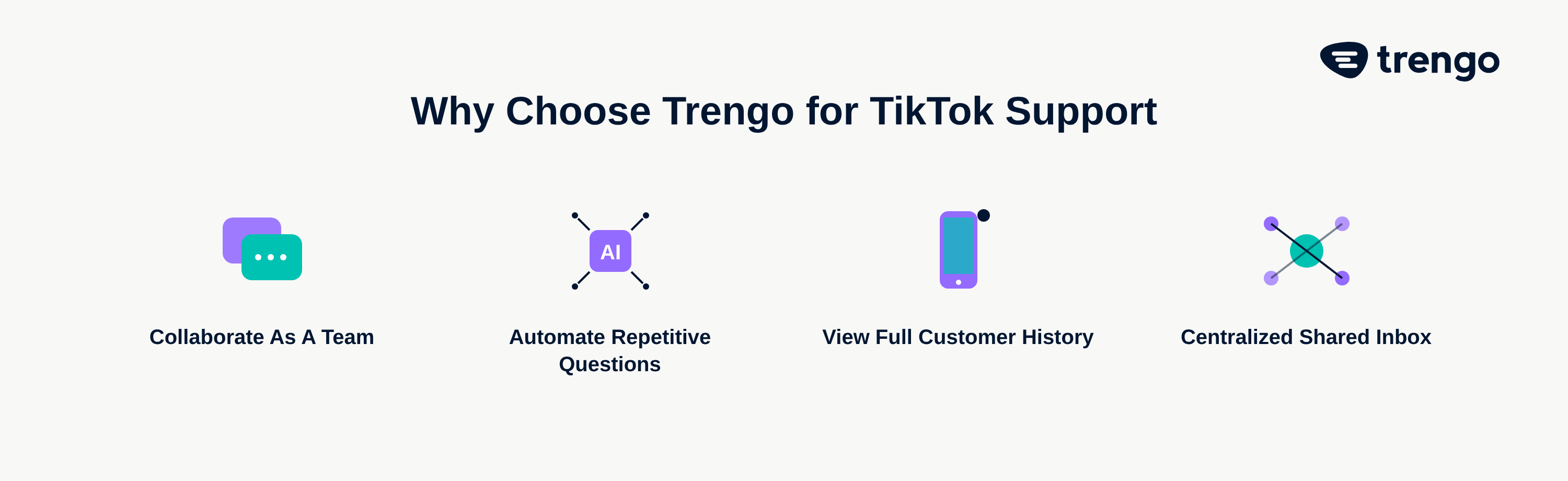 ¿Por qué elegir Trengo para la asistencia técnica de TikTok?