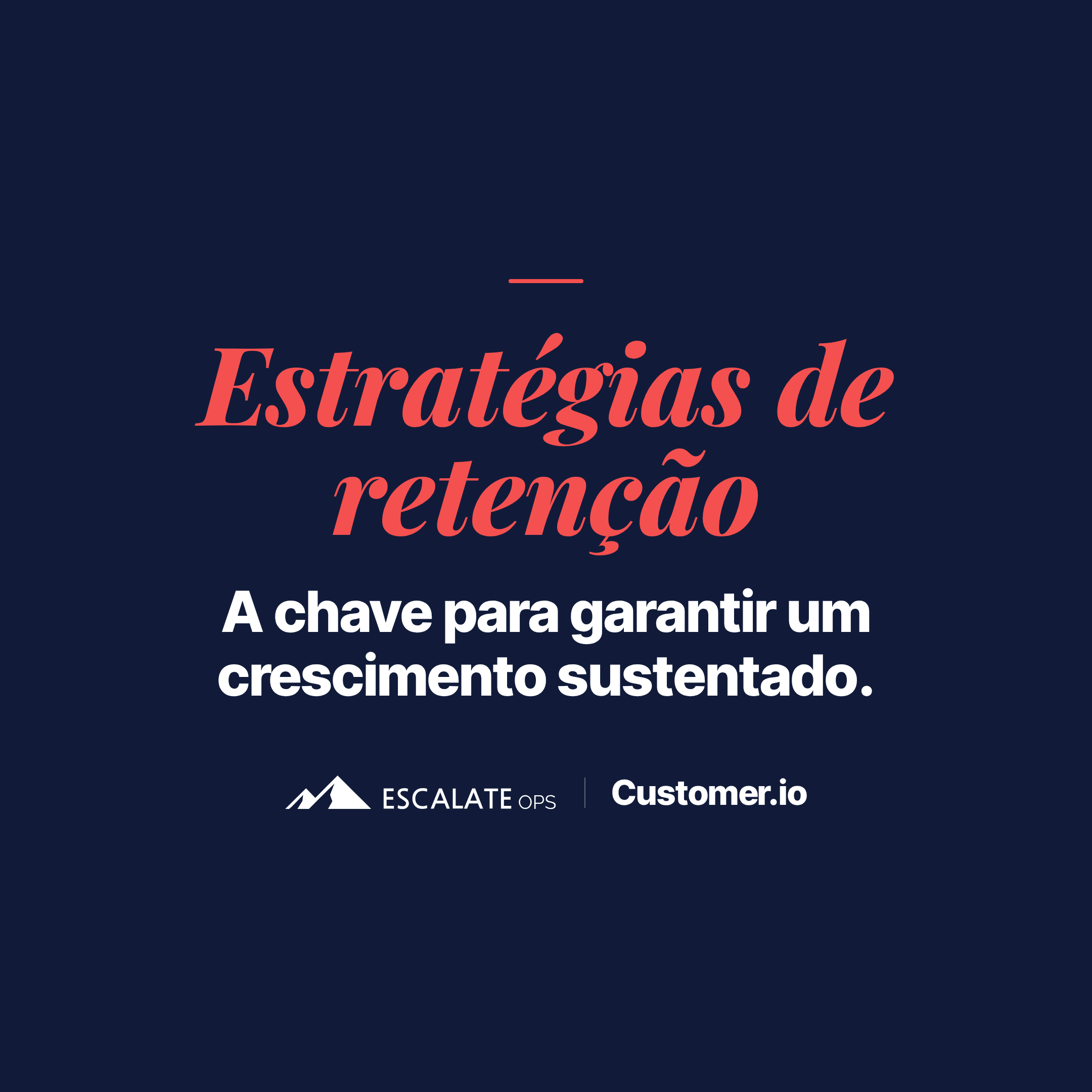 Playbook de retenção de clientes