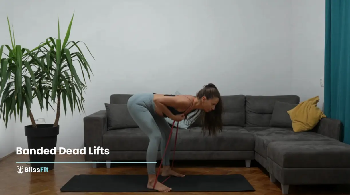 Banded dead lifts (mrtvo dizanje s elastičnom trakom)