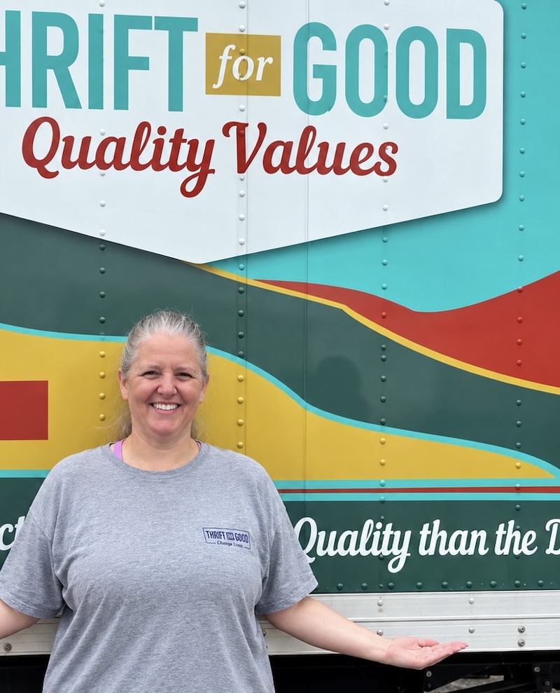 Sarah Raney, Online Sales Manager at Thrift for Good®