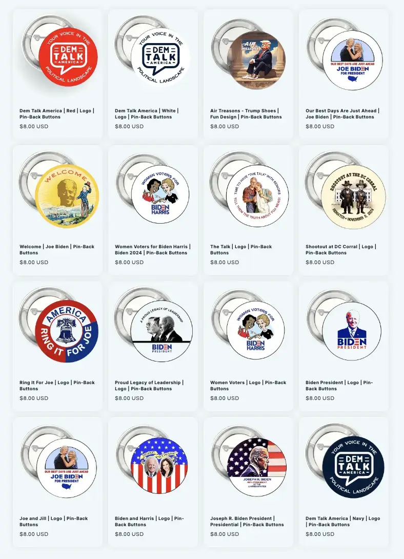 Dem Talk America Shop screenshot