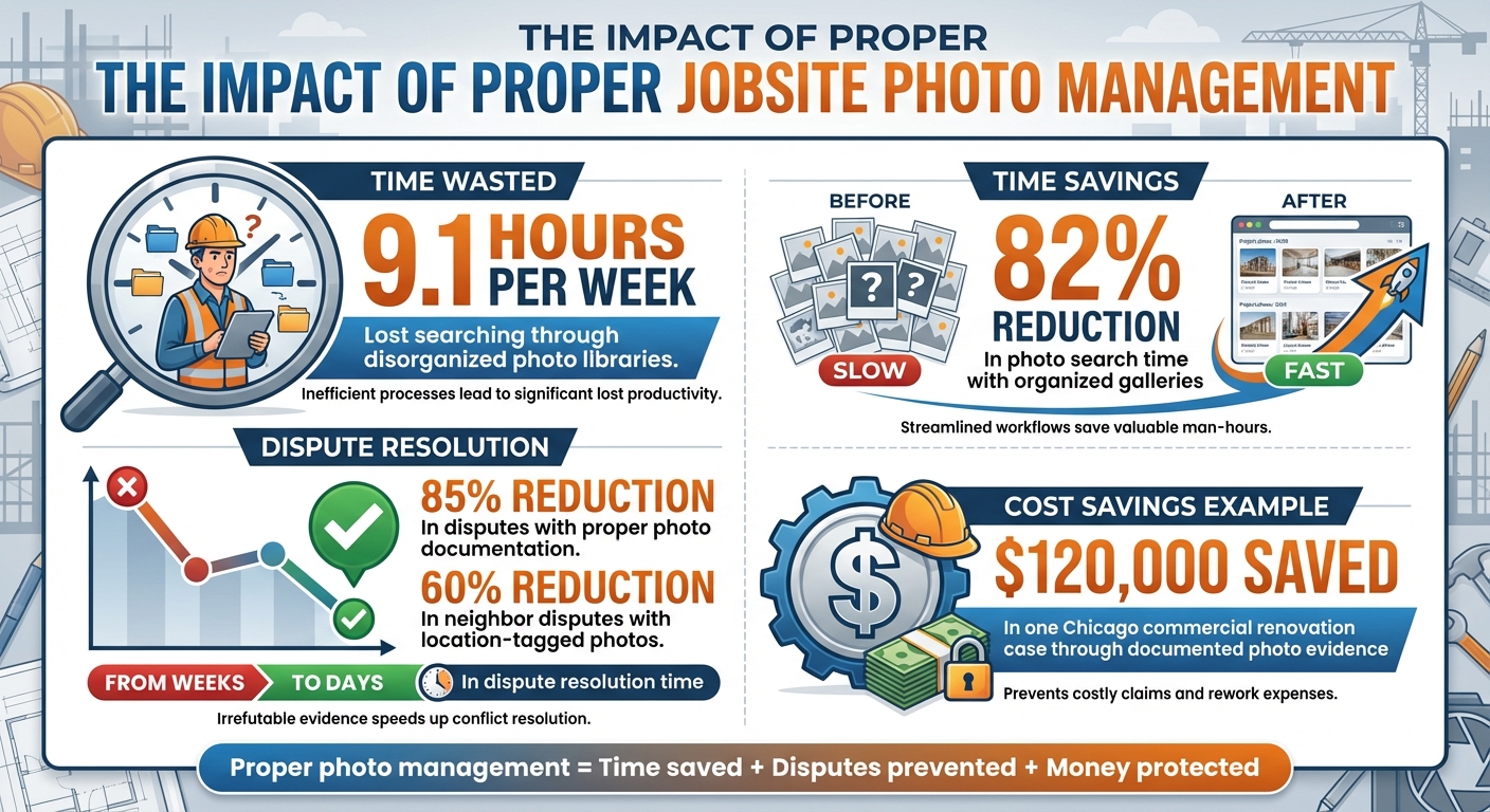 Jobsite Photo Management: Key Statistics and Time Savings