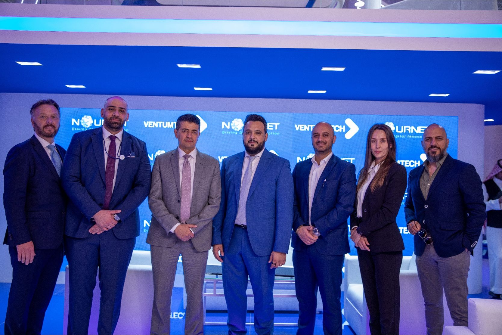 Ventum Tech and NourNet partnership signing at LEAP 2024