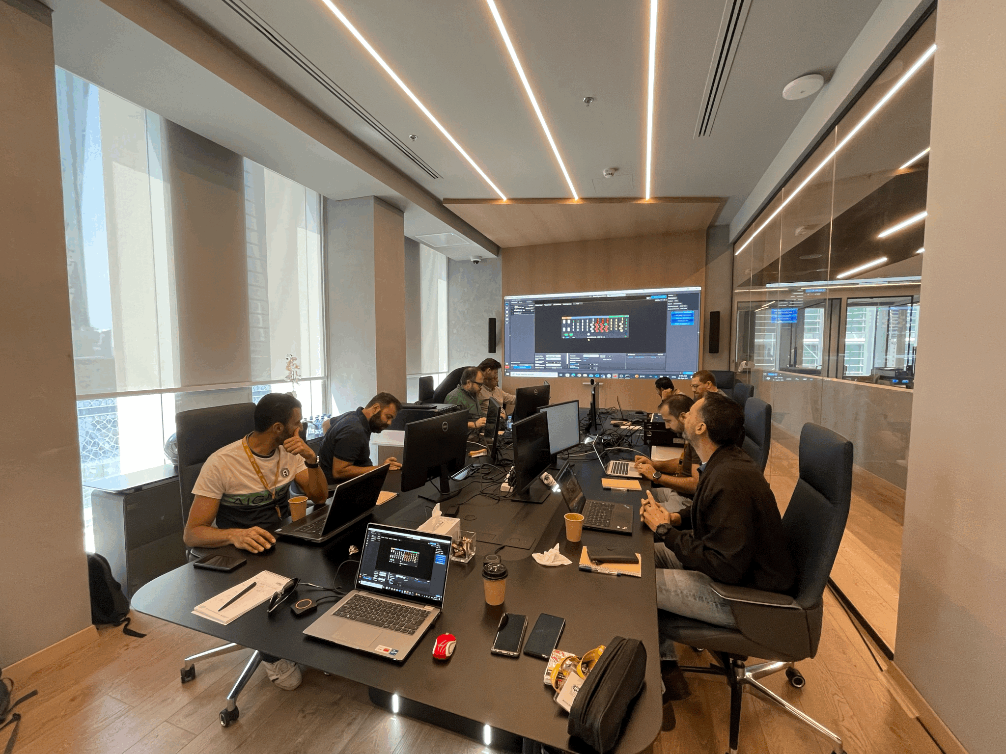 Barco Event Master training session with Al Jazeera at Ventum Tech